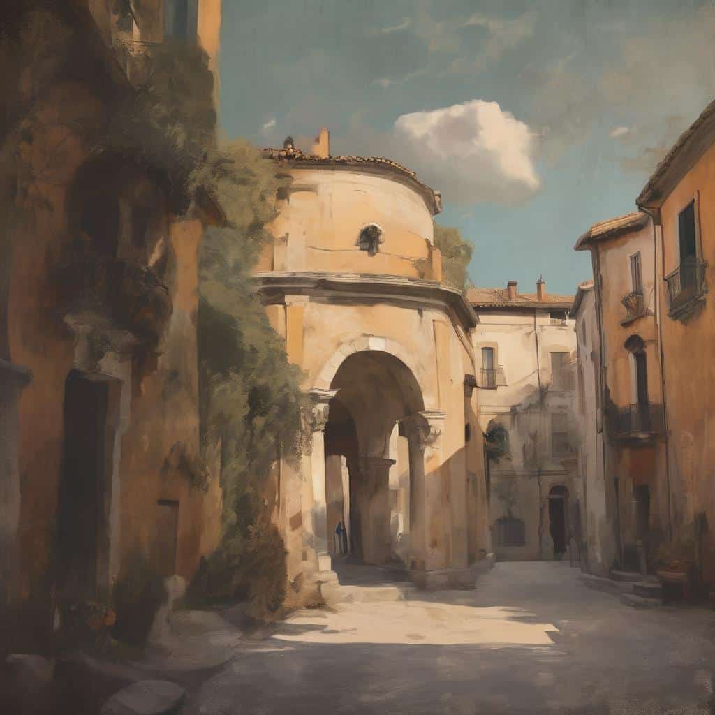 Παραδοσιακή ιταλική αρχιτεκτονική, καλλιτεχνικά ρεύματα και ιστορική εξέλιξη στην τέχνη.